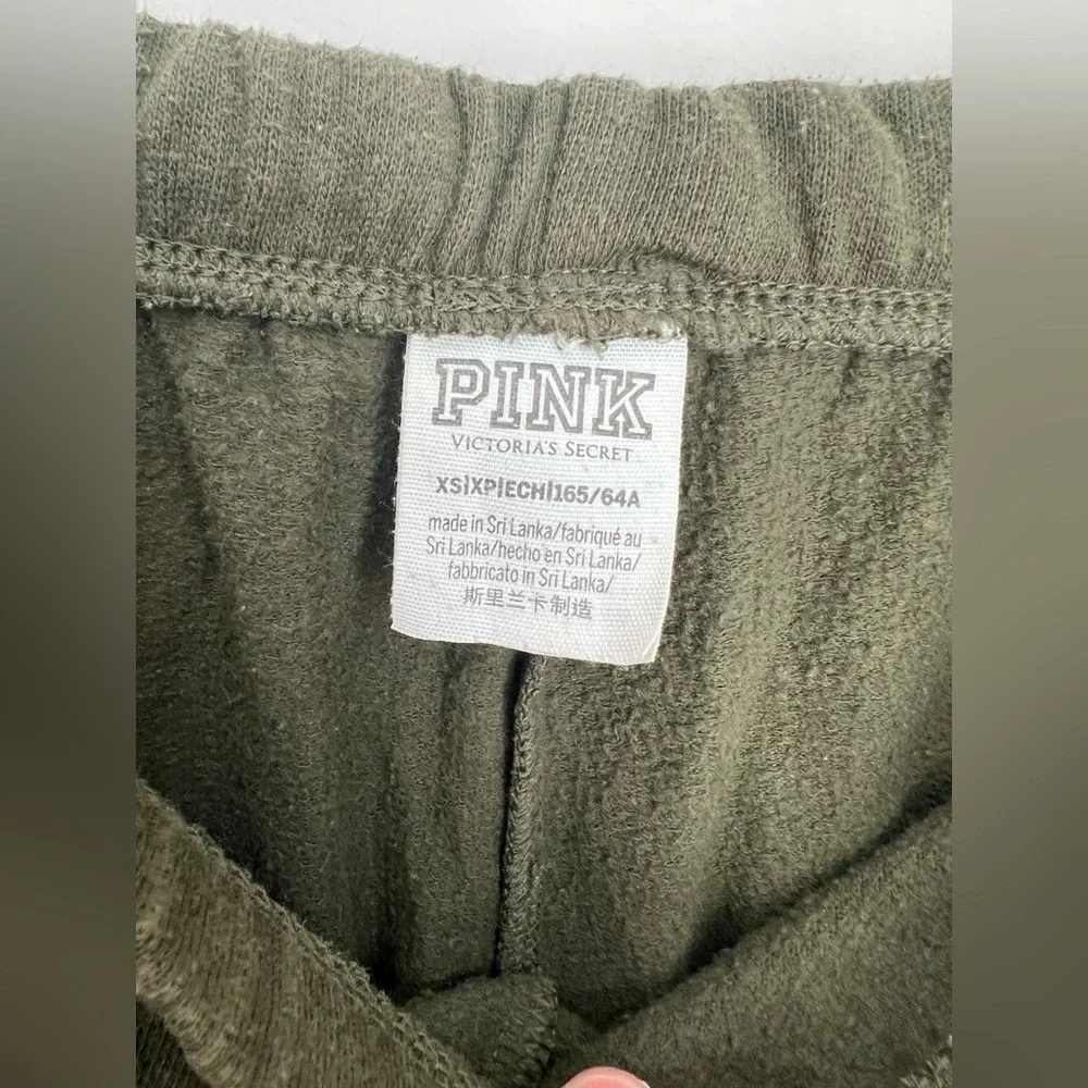 PINK Victoria's Secret Olive Green Jogger XS - Picture 6 of 6